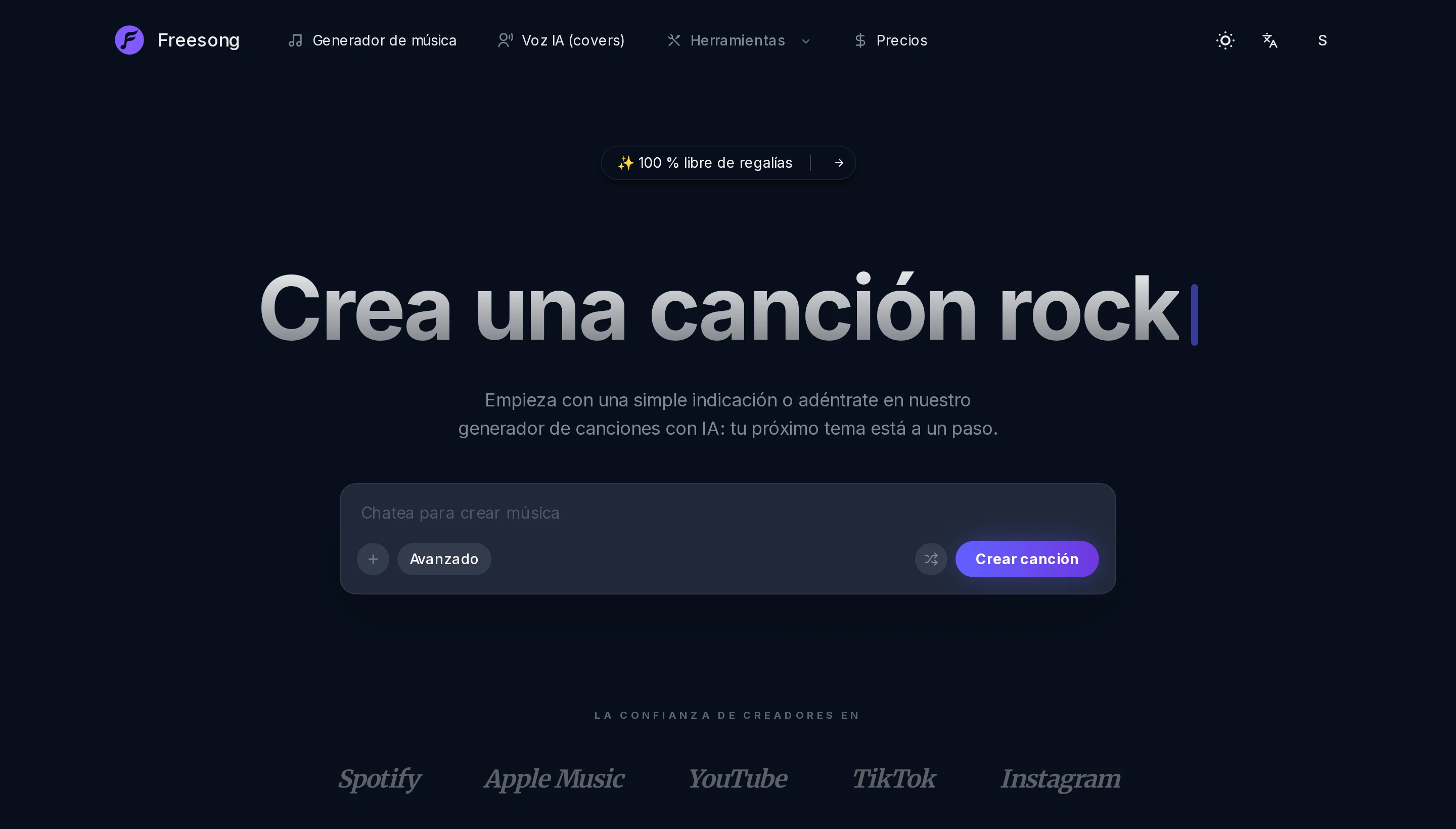 Canciones completas, no clips de 8 segundos