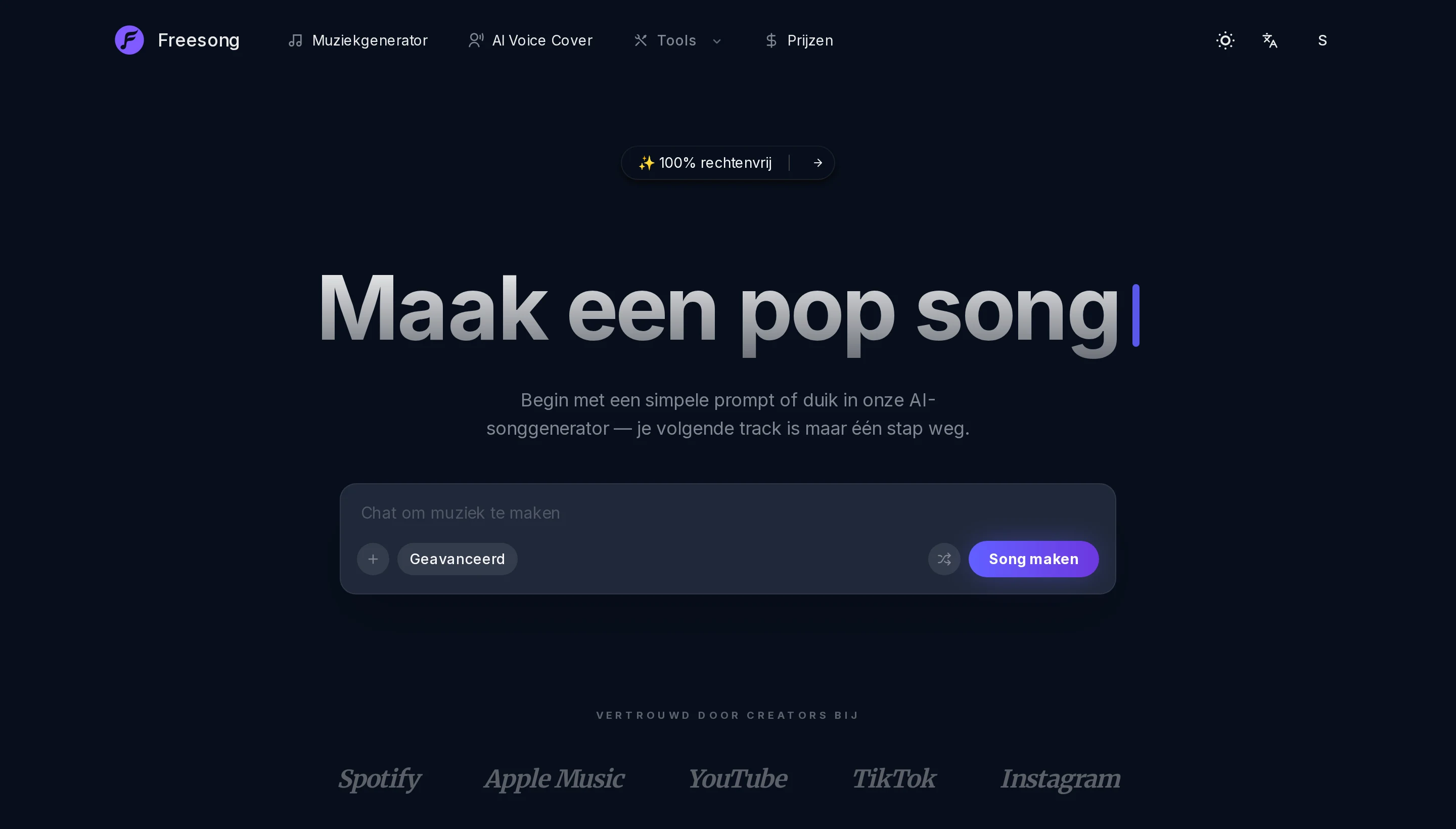 Volledige nummers, geen fragmenten van 8 seconden